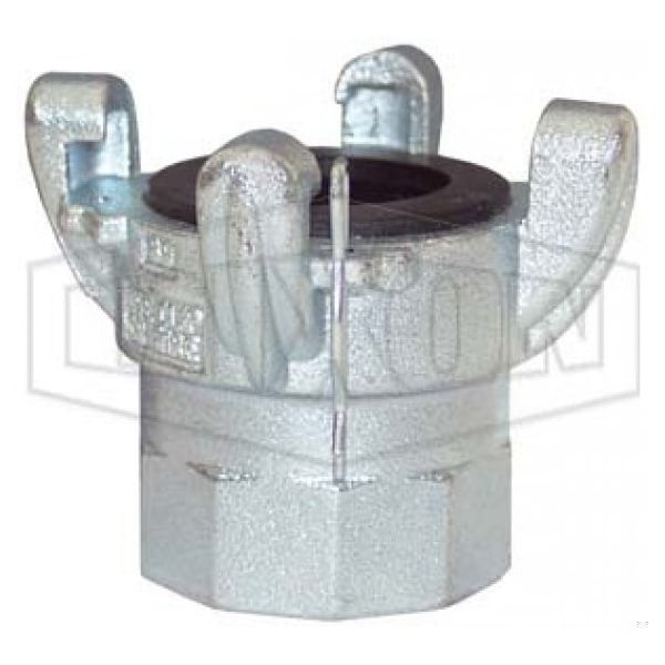 Global Air King Quick Acting Coupling, 1-1/4 in, FNPT, Steel, Plated, Domestic